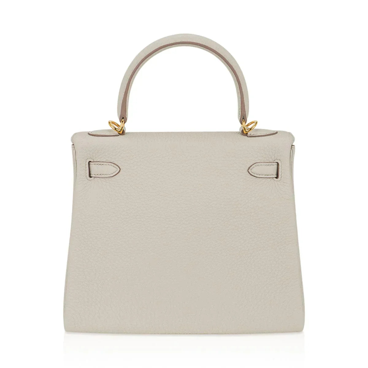 Kelly 25 Retourne Bag Beton Togo Leather with Gold Hardware