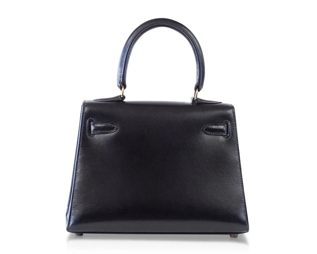 Kelly 20 Mini Sellier Vintage Bag Box Leather Gold Hardware