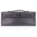 Kelly Cut Bag Gris Paris Grey Matte Alligator Palladium VERY rare