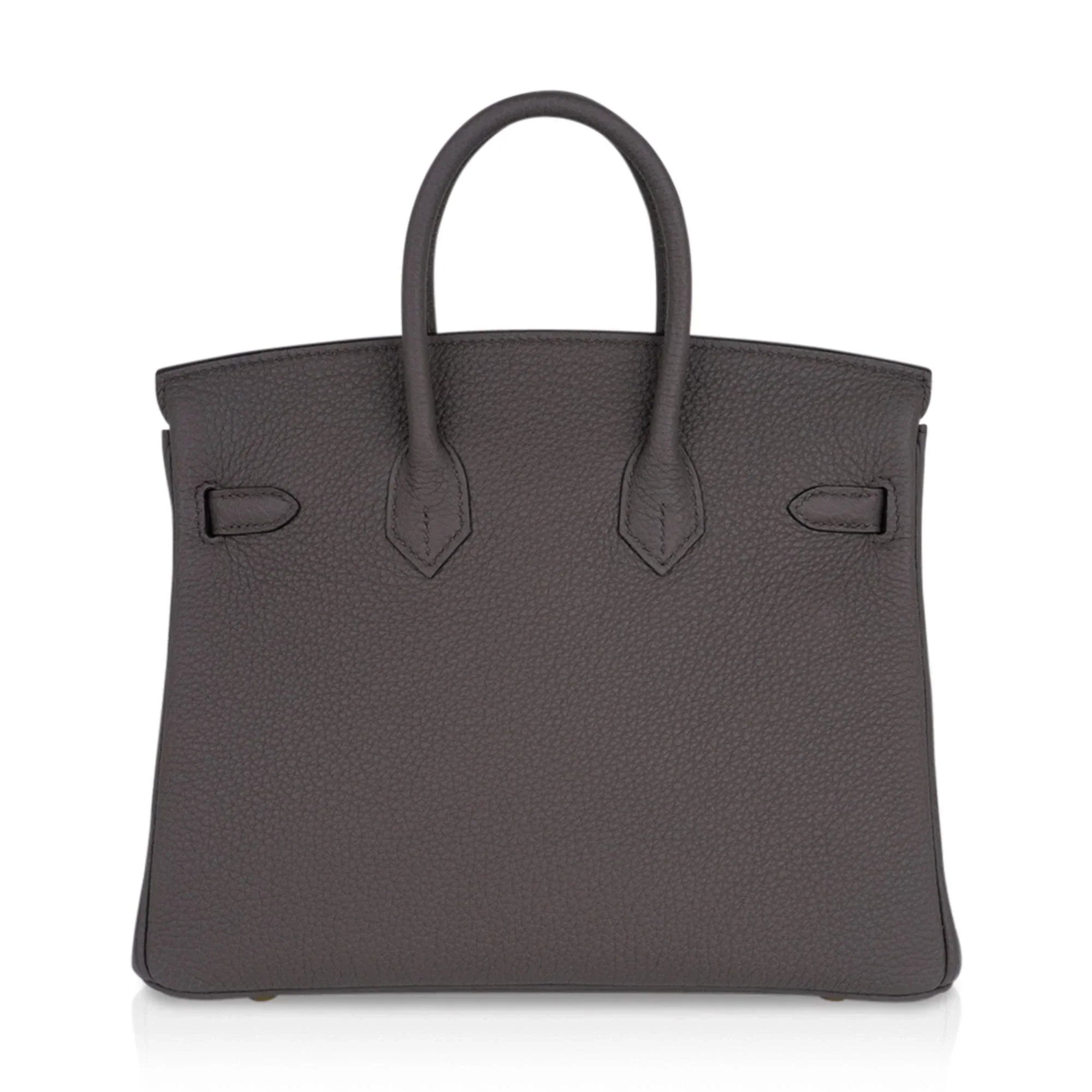 Birkin 25 Bag Etain Gold Hardware Togo Leather New w/Box