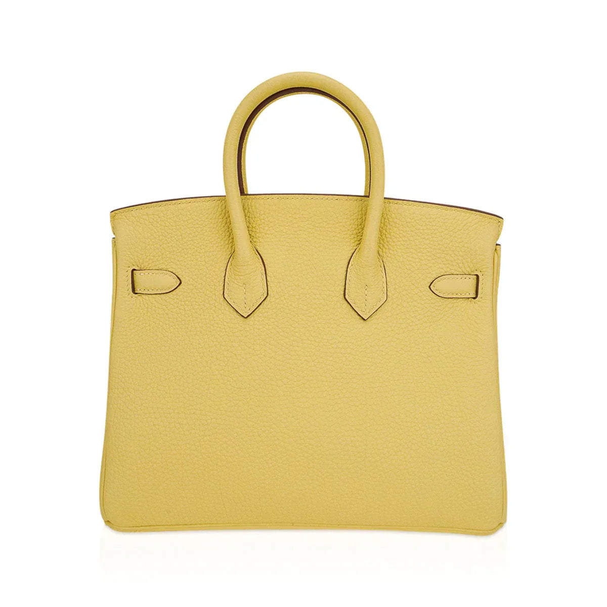 Birkin 25 Bag Jaune Poussin Togo Leather with Palladium Hardware