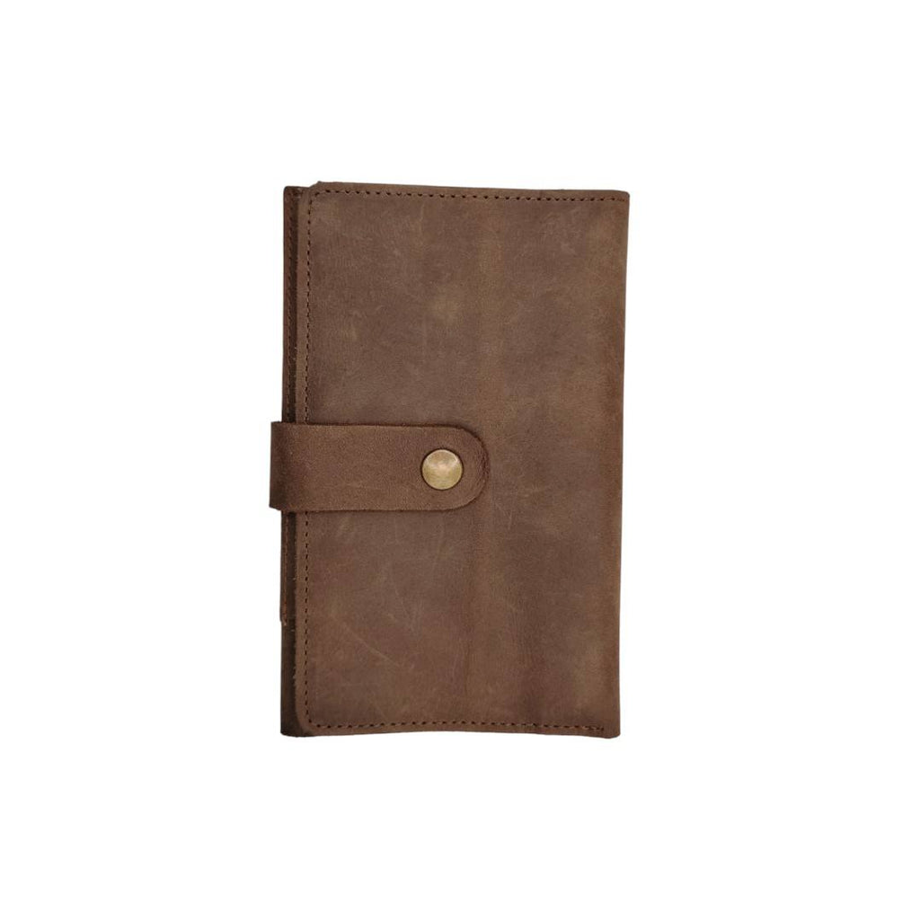 Vintage Snap-Closure Long Wallet