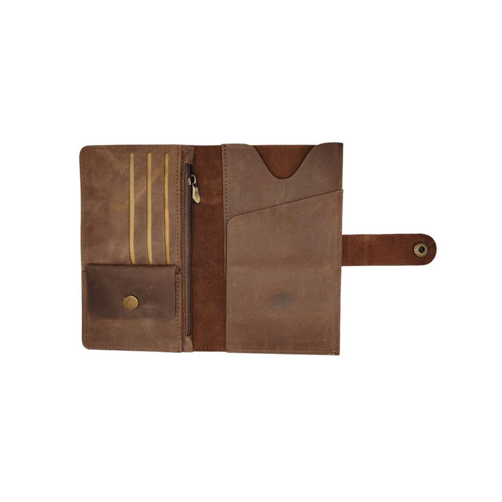 Vintage Snap-Closure Long Wallet