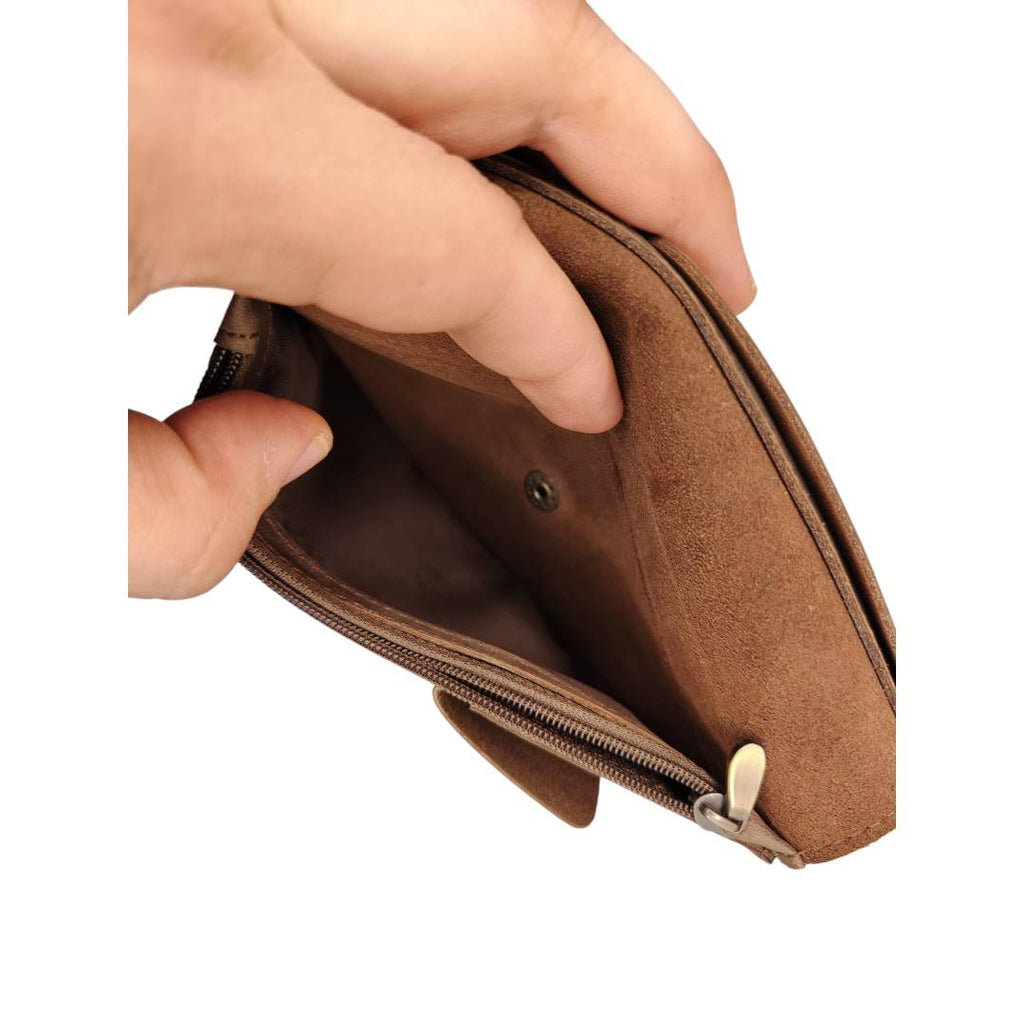 Vintage Snap-Closure Long Wallet