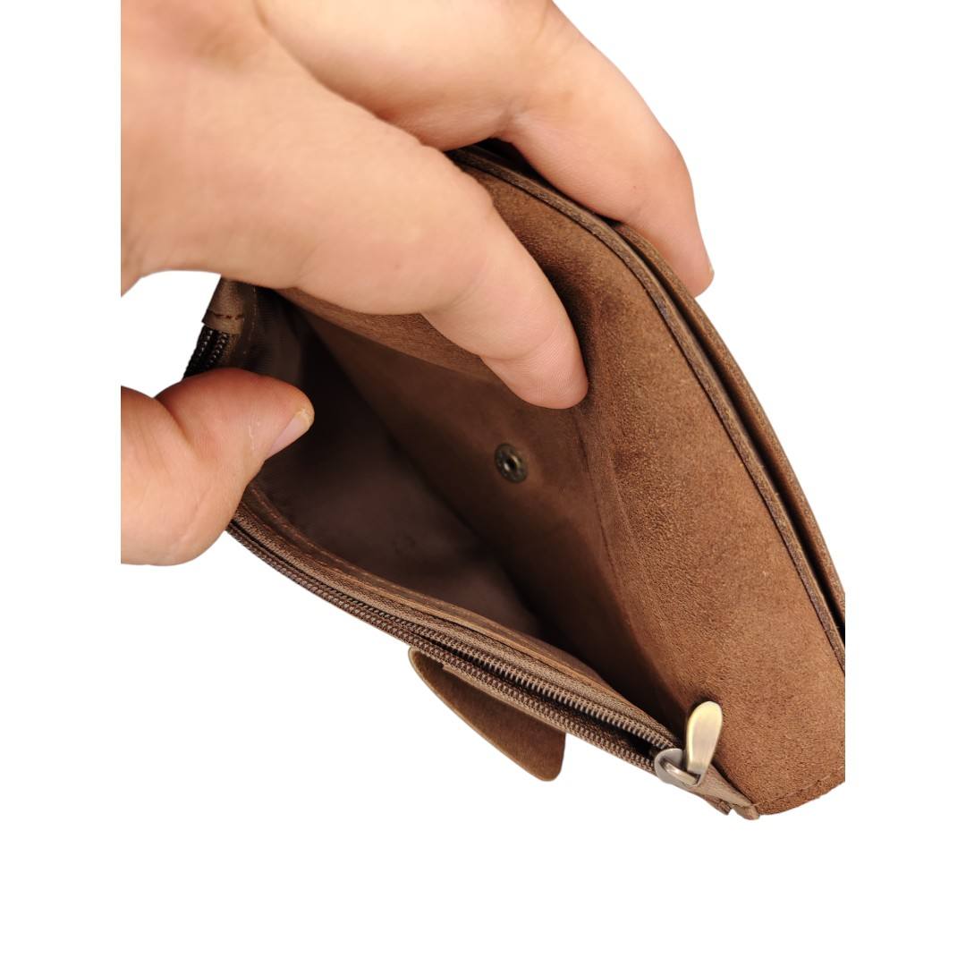 Vintage Snap-Closure Long Wallet