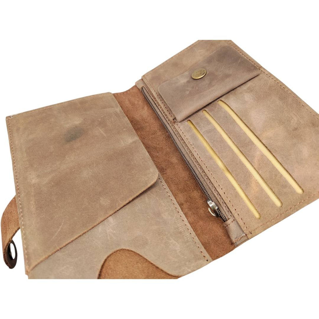 Vintage Snap-Closure Long Wallet