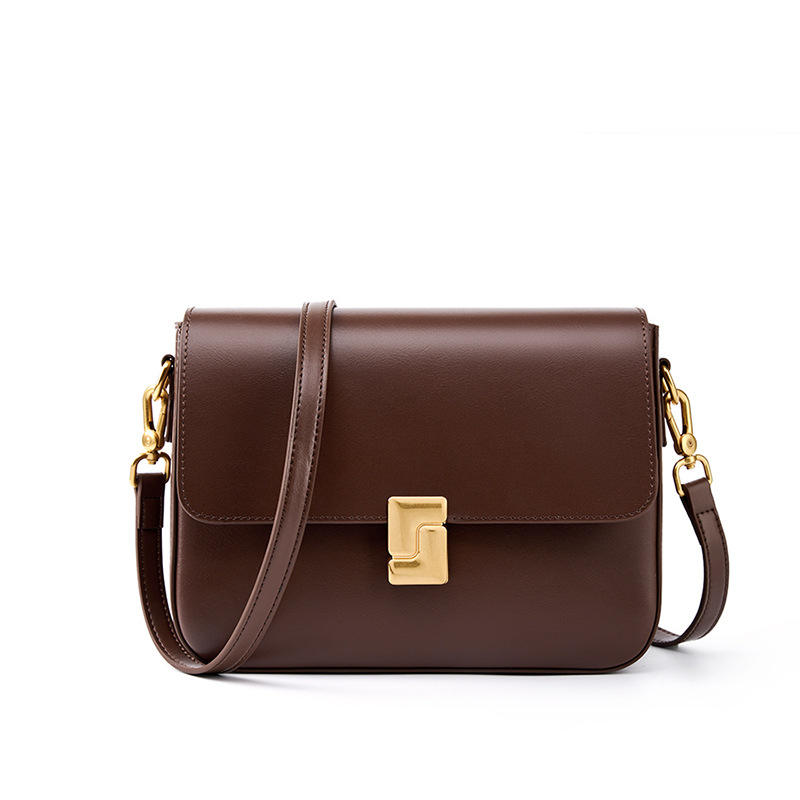 Vintage Flap Lock Sling Crossbody Bag