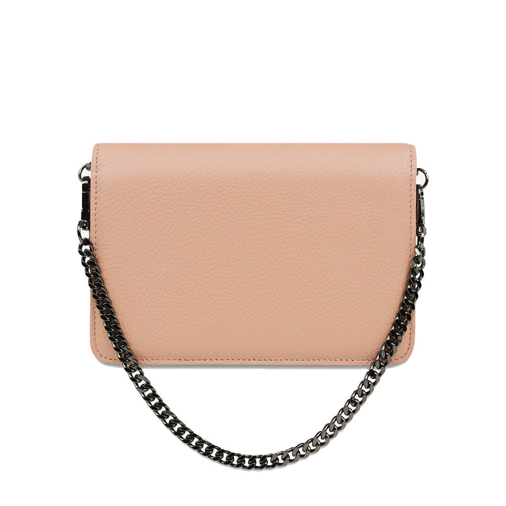 Minimalist Chain Strap Flap Sling Bag