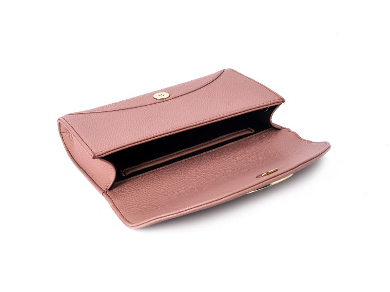 Evil Eye Accent Envelope Style Long Wallet