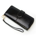 Vintage Blocking Long Wristlet Wallet