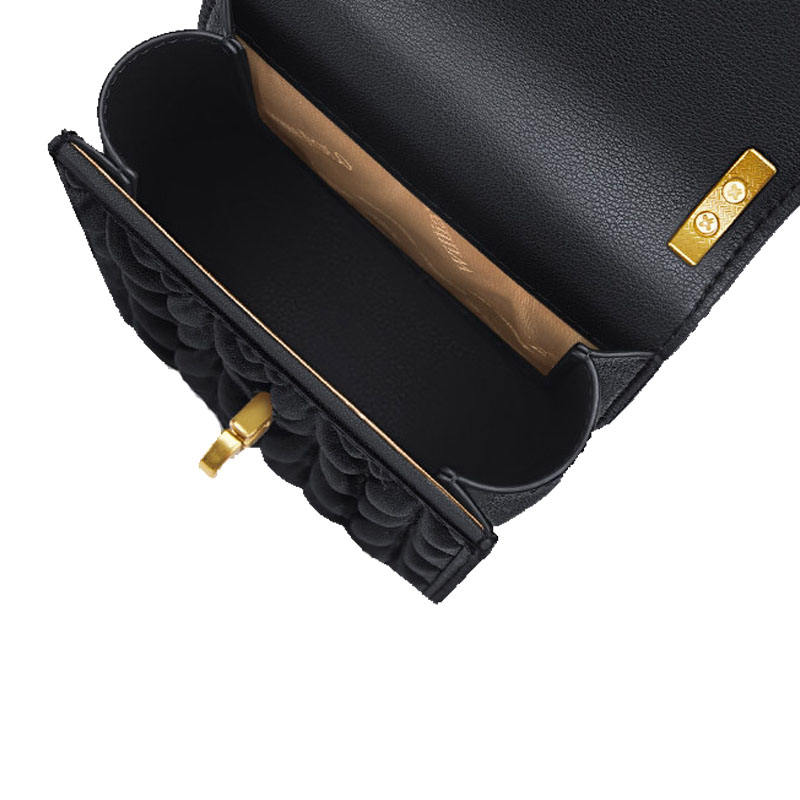 Ruched Chain Mini Phone Sling Bag
