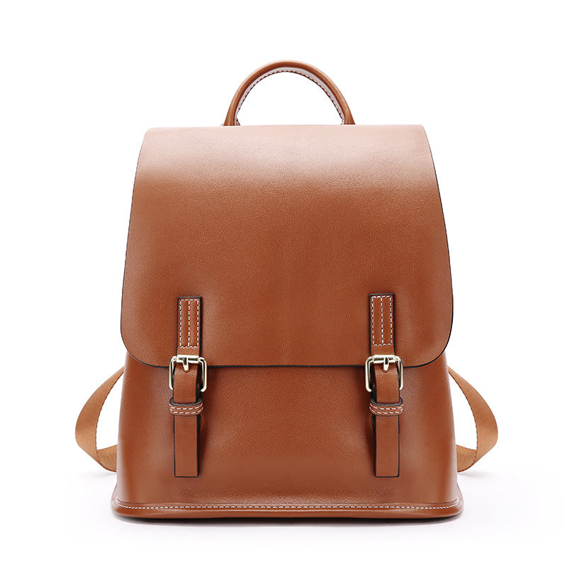 Vintage Buckle Flap Lightweight Backpack