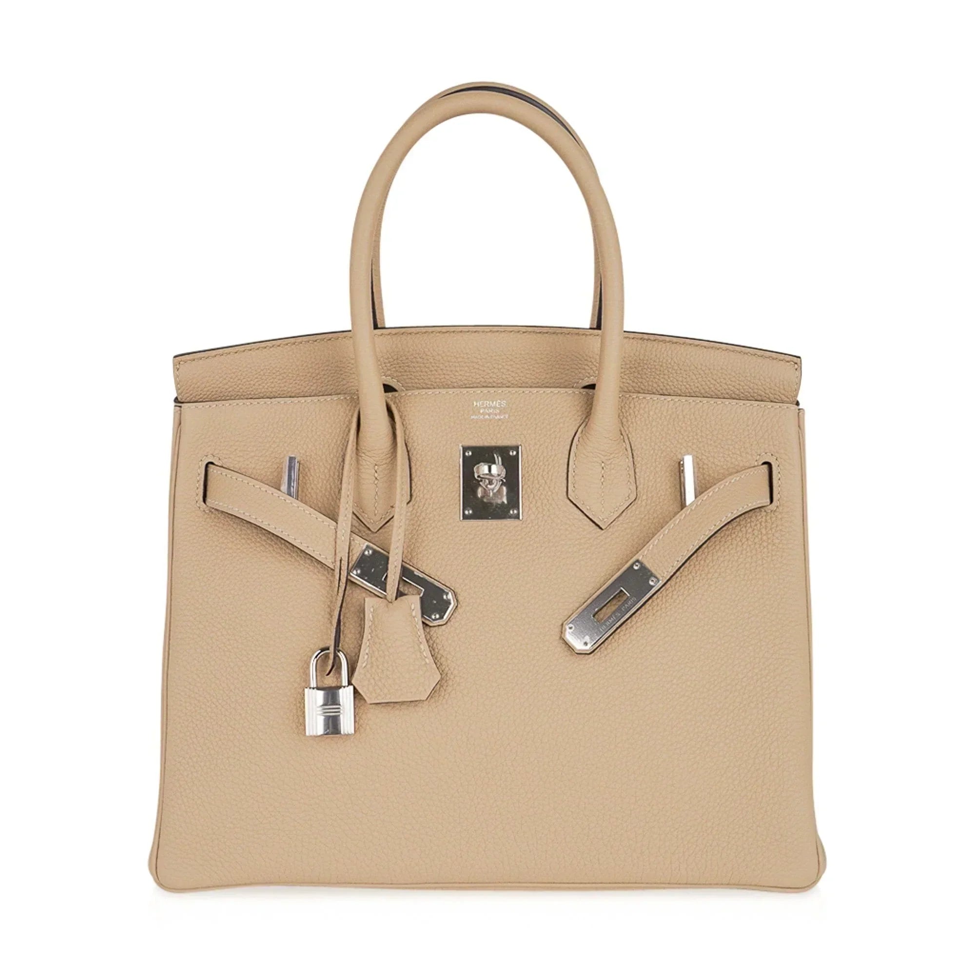 Birkin 30 Bag Trench Neutral Perfection Palladium Hardware
